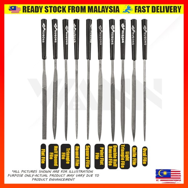 10Pcs Diamond Mini File Set - Image 2